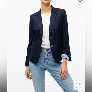 JCrew Factory navy school boy blazer